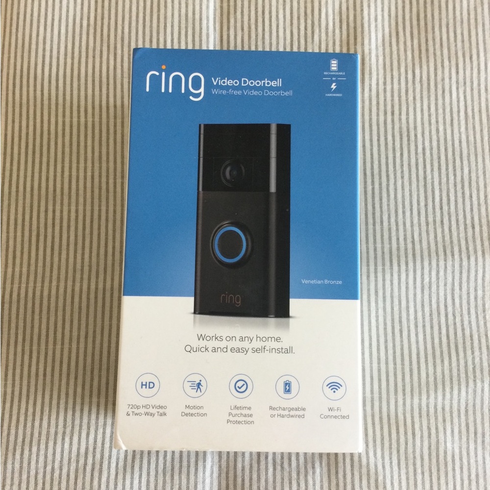 Ring Video Doorbell in Venetian Bronze